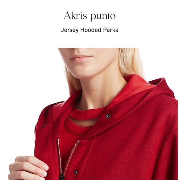 Akris Punto Hooded Jersey Parka - Picture 4 of 16